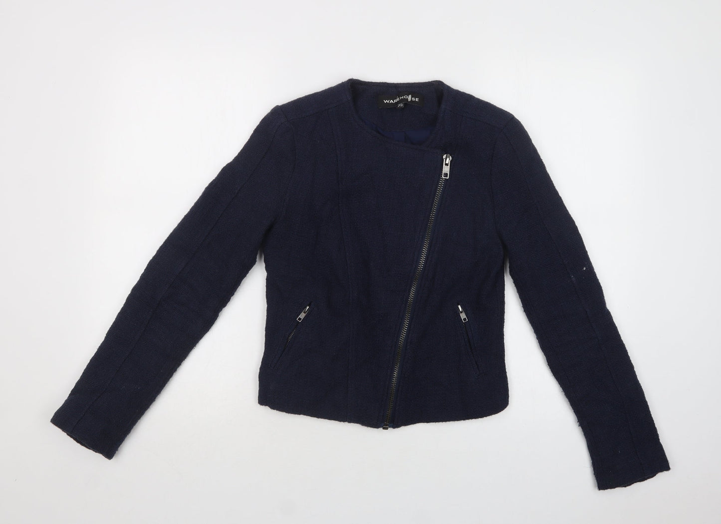 Womens UK Size 8 Warehouse Blue Jacket
