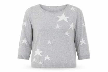 Womens UK Size 10 BHS Grey Pullover Jumper