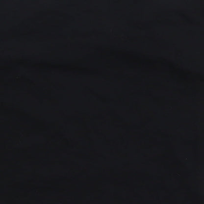 Womens UK Size S Pull&Bear Black Basic T-Shirt