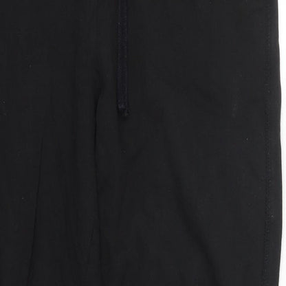 Womens UK Size S Papaya Regular Fit Sweatpants Black Trousers