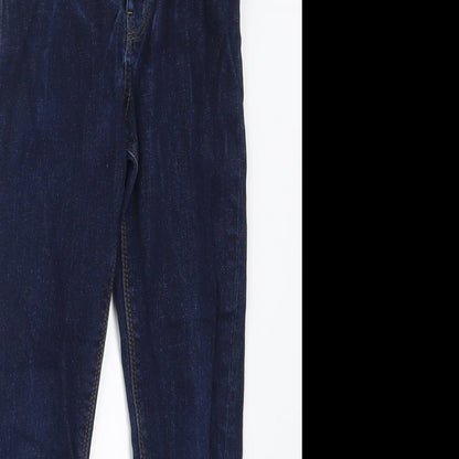 Matalan Boys Blue  Cotton Skinny Jeans Size 9 Months  Regular Button