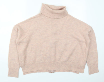 Womens UK Size 10 Preworn Pink Pullover Jumper
