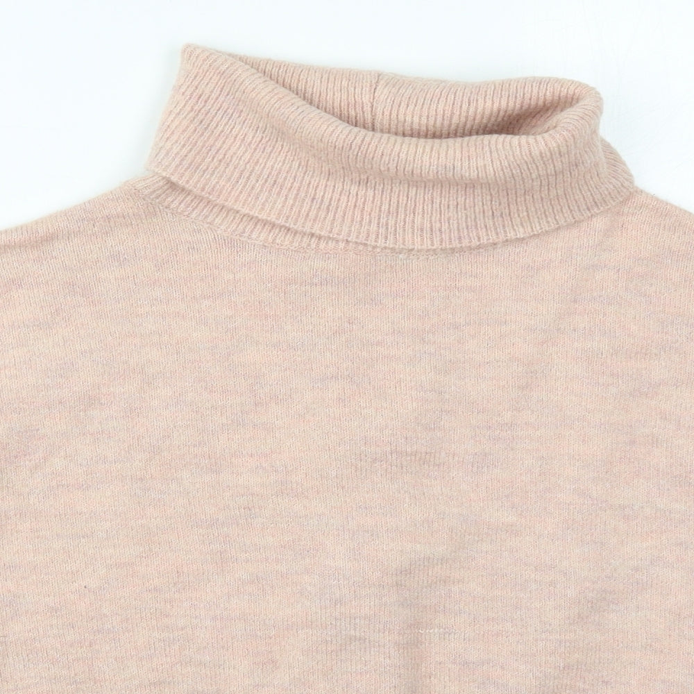 Womens UK Size 10 Preworn Pink Pullover Jumper