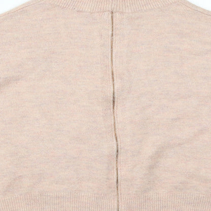 Womens UK Size 10 Preworn Pink Pullover Jumper