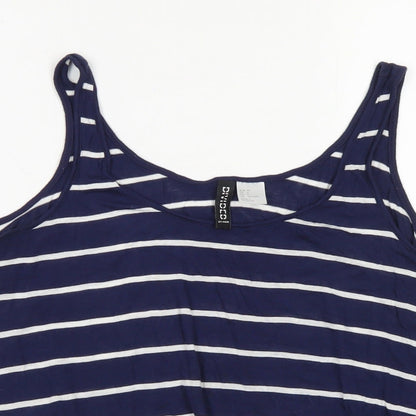 Womens UK Size 8 Divided Blue Basic Tank