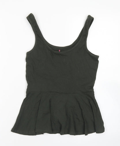 Womens UK Size 10 Atmosphere Green Basic Tank