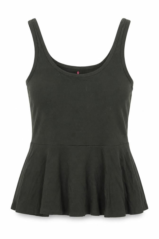 Womens UK Size 10 Atmosphere Green Basic Tank