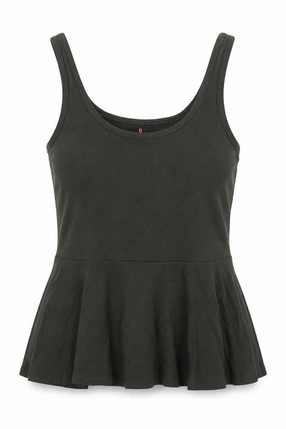 Womens UK Size 10 Atmosphere Green Basic Tank