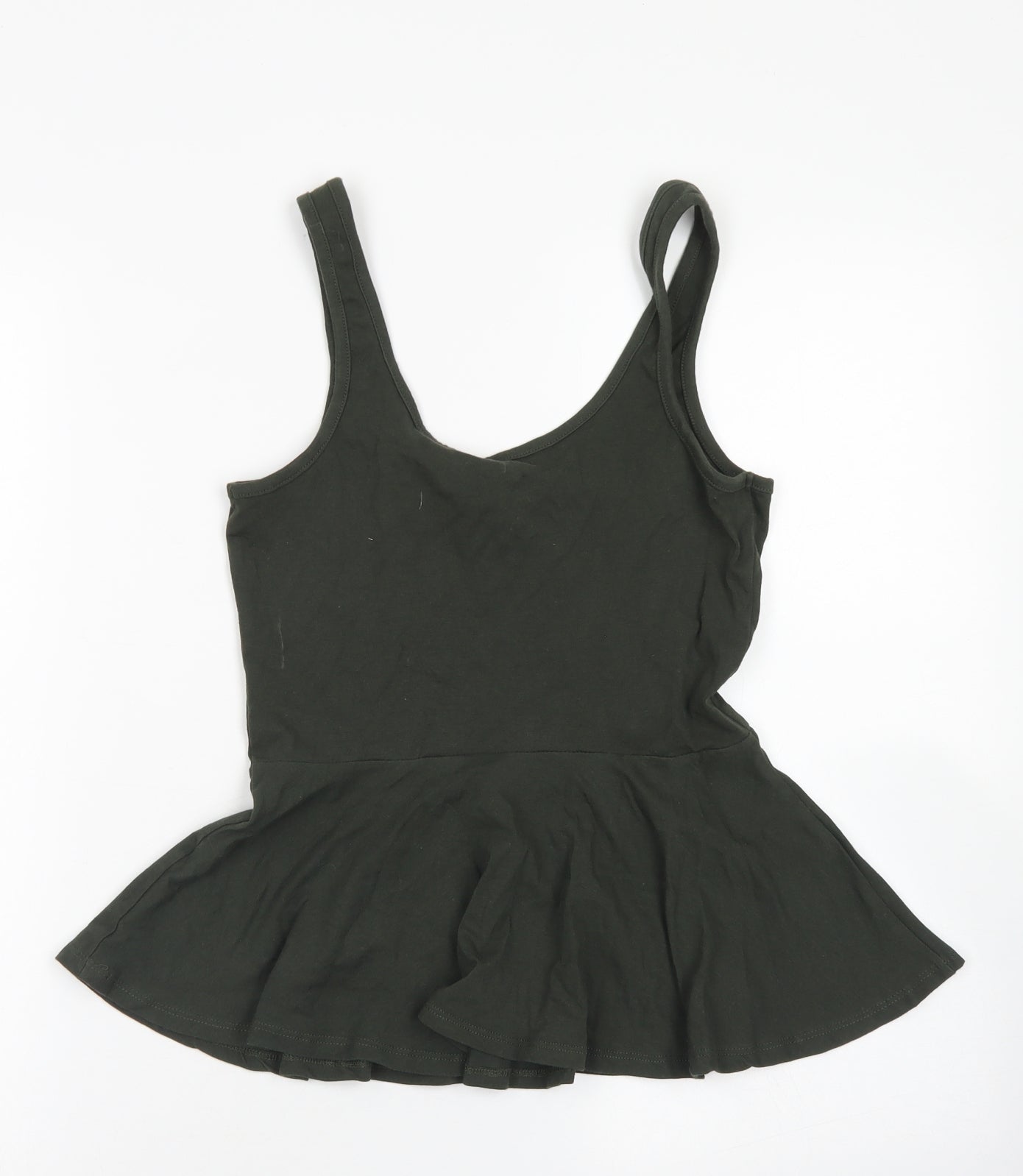Womens UK Size 10 Atmosphere Green Basic Tank