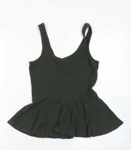 Womens UK Size 10 Atmosphere Green Basic Tank