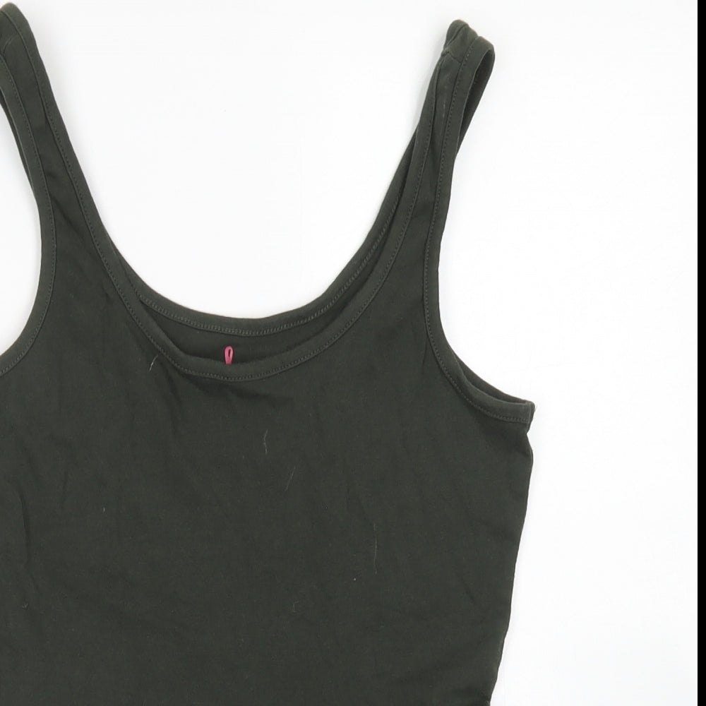 Womens UK Size 10 Atmosphere Green Basic Tank