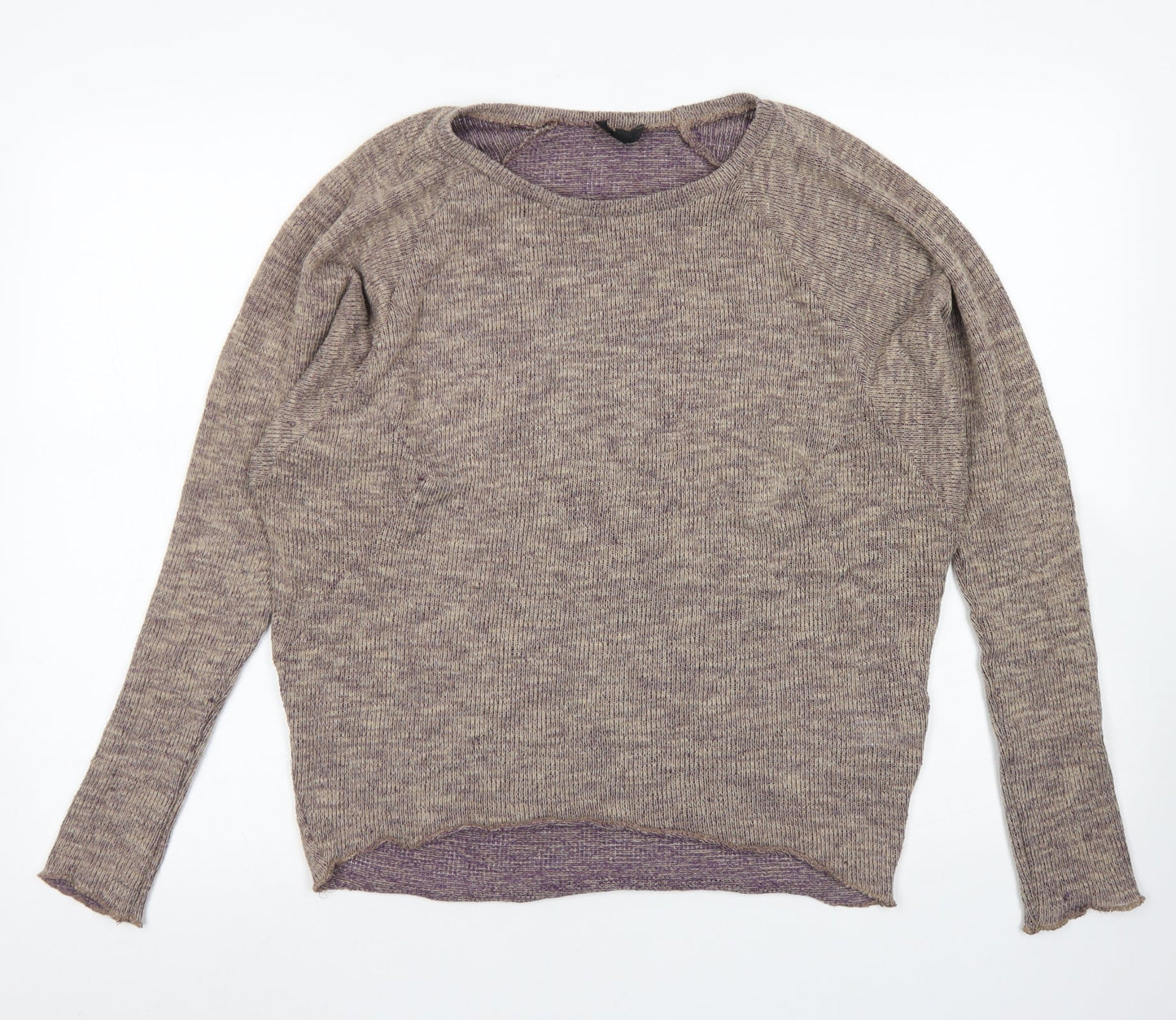 Womens UK Size 10 Topshop Brown Pullover Jumper