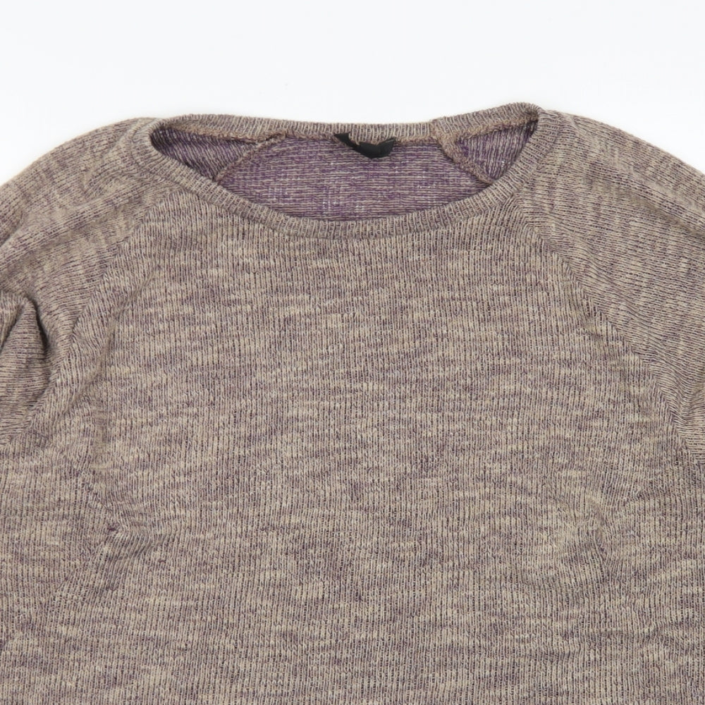 Womens UK Size 10 Topshop Brown Pullover Jumper