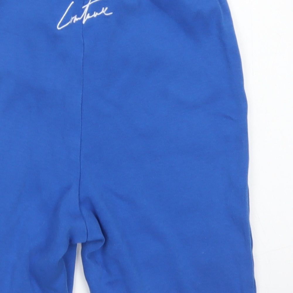Couture Womens Blue  Cotton Biker Shorts Size XS L5 in Regular