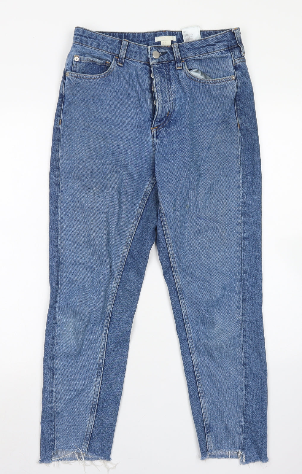 Womens UK Size 8 H&M Regular Fit Straight Blue Jeans