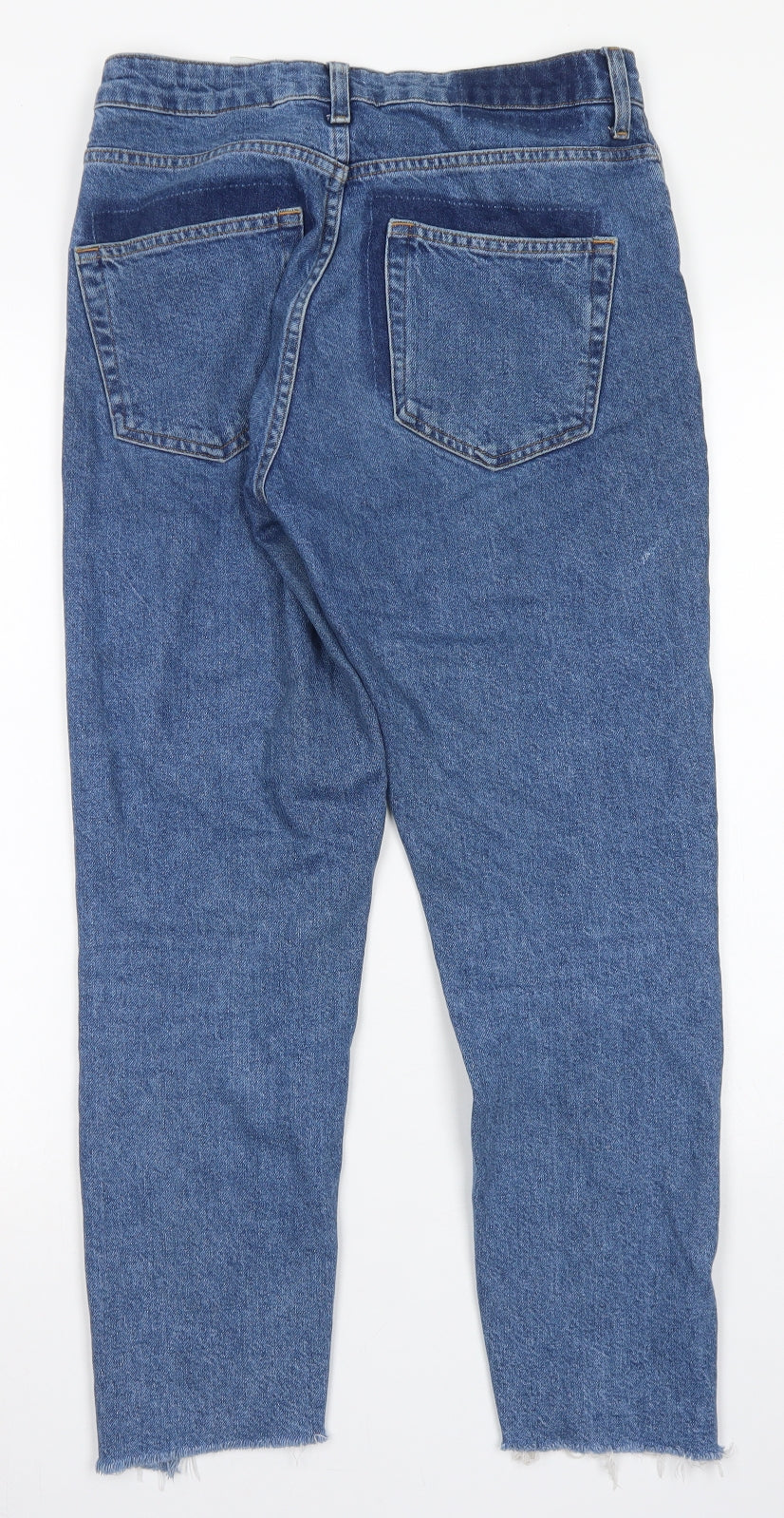 Womens UK Size 8 H&M Regular Fit Straight Blue Jeans