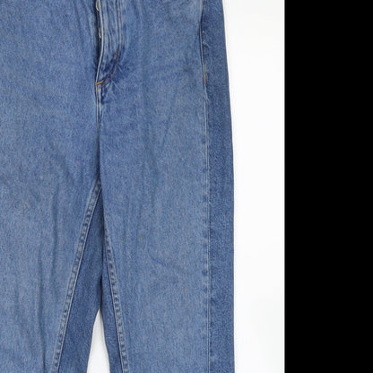 Womens UK Size 8 H&M Regular Fit Straight Blue Jeans
