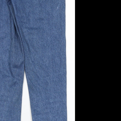 Womens UK Size 8 H&M Regular Fit Straight Blue Jeans