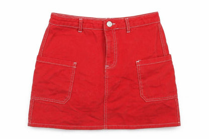 Womens UK Size M BDG A-Line Denim Skirt