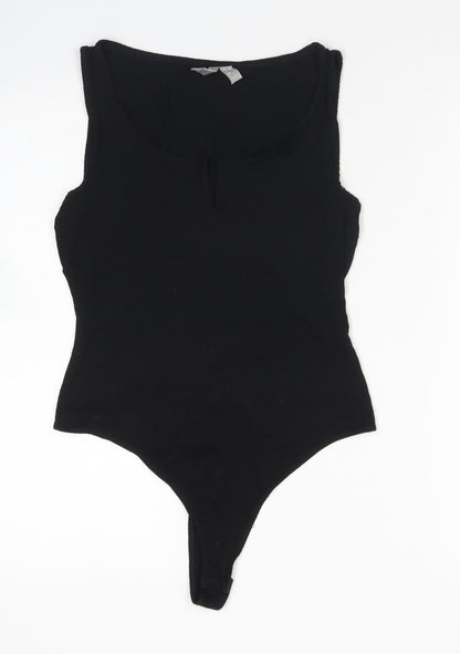 Womens UK Size 8 ASOS One-Piece Black Bodysuit