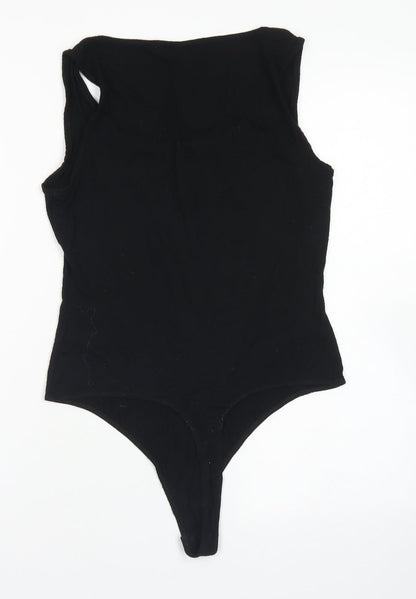 Womens UK Size 8 ASOS One-Piece Black Bodysuit