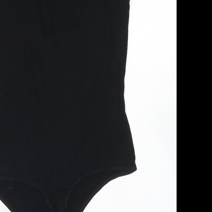 Womens UK Size 8 ASOS One-Piece Black Bodysuit