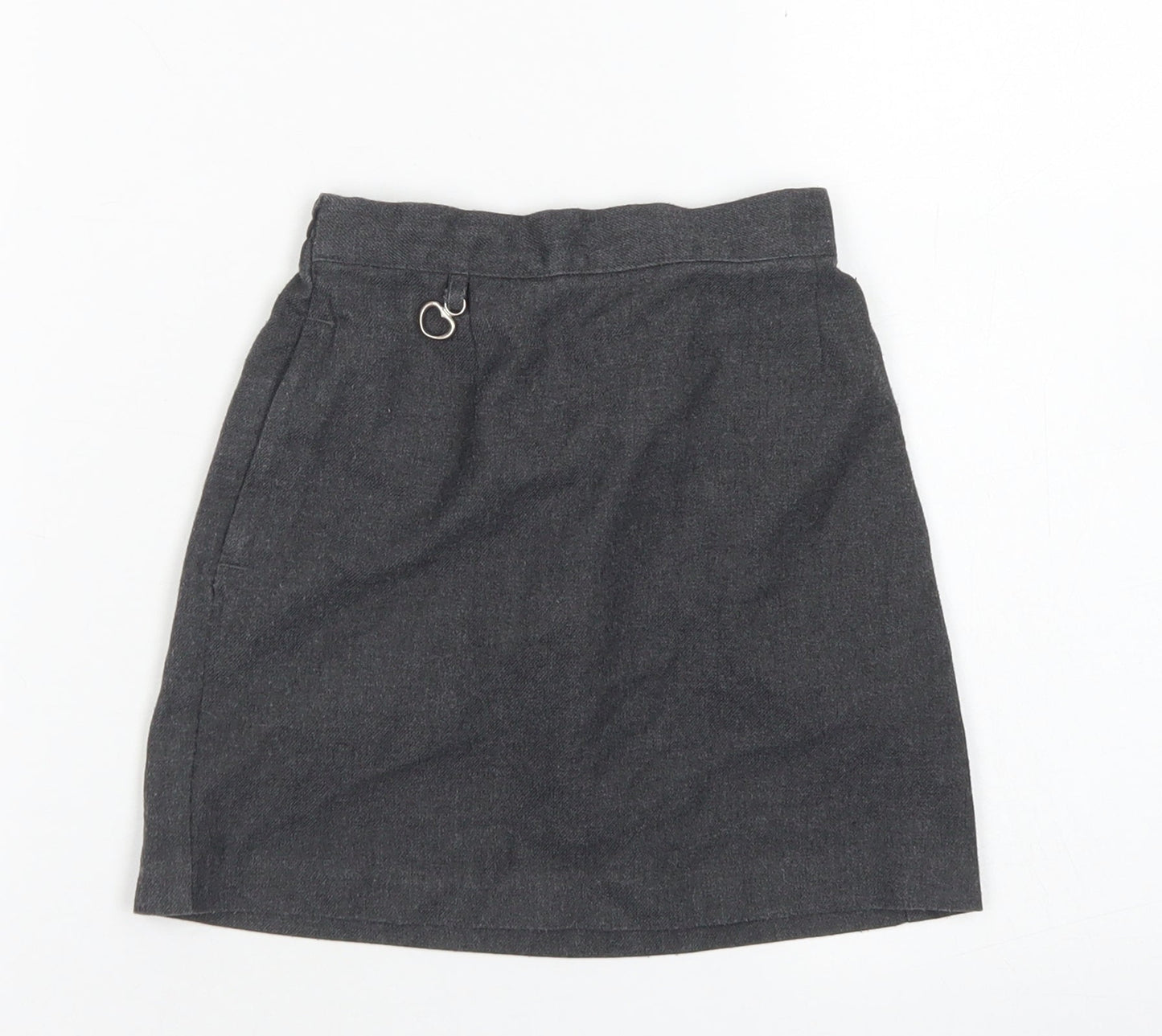 Banner Girls Grey  Polyester A-Line Set Size 4-5 Years  Regular