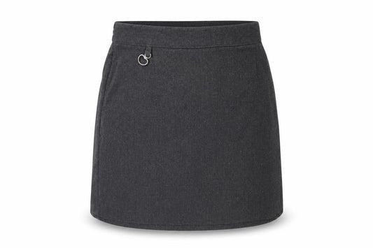 Front view of Banner girls’ grey polyester a-line set, size 4-5, years regular