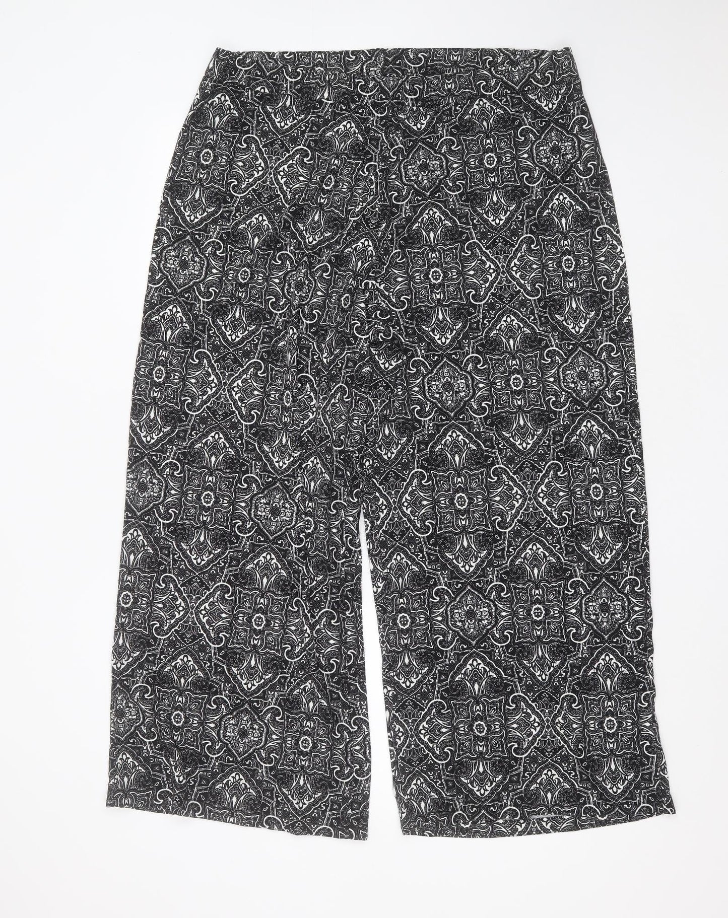 Womens UK Size 38 in Preworn Regular Fit  Black Trousers
