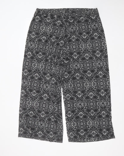 Womens UK Size 38 in Preworn Regular Fit  Black Trousers