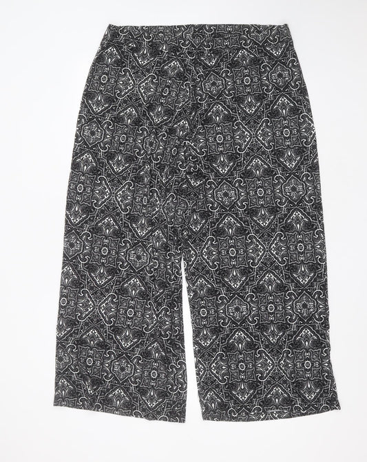 Womens UK Size 38 in Preworn Regular Fit  Black Trousers