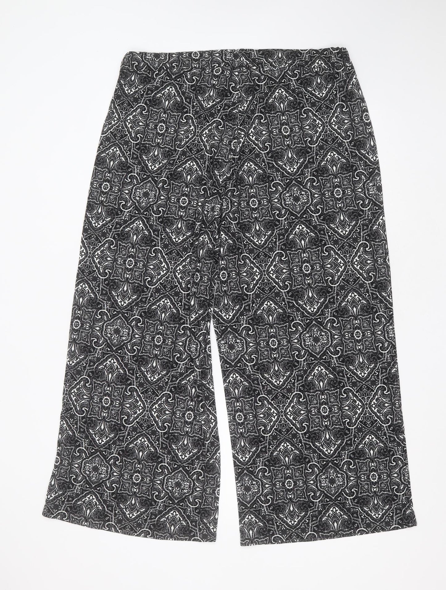 Womens UK Size 38 in Preworn Regular Fit  Black Trousers