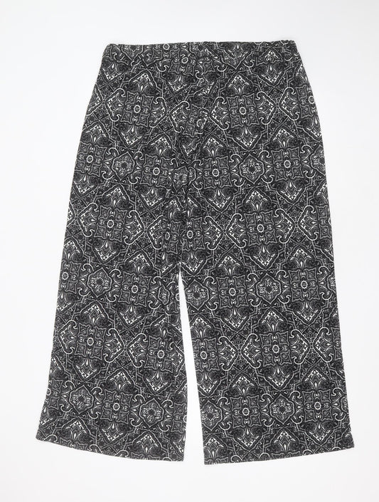 Womens UK Size 38 in Preworn Regular Fit  Black Trousers