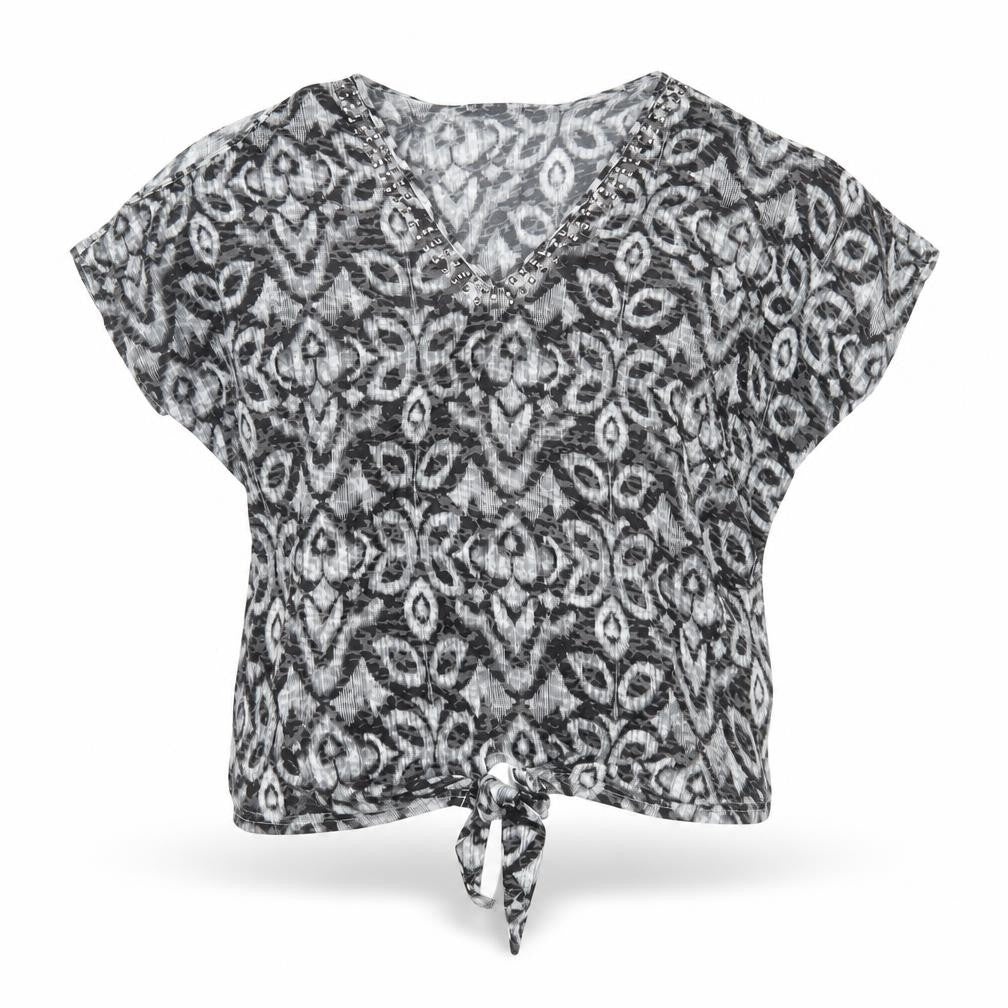 Womens UK Size S Wallis Black Basic Blouse