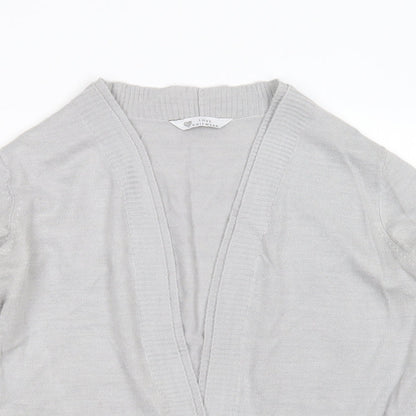 Womens UK Size 12 BHS Grey Cardigan Jumper