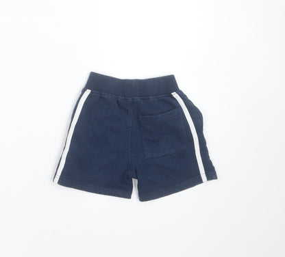 George Boys Blue  Cotton  Trousers Size 18-24 Months   - England Shorts