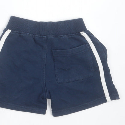 George Boys Blue  Cotton  Trousers Size 18-24 Months   - England Shorts