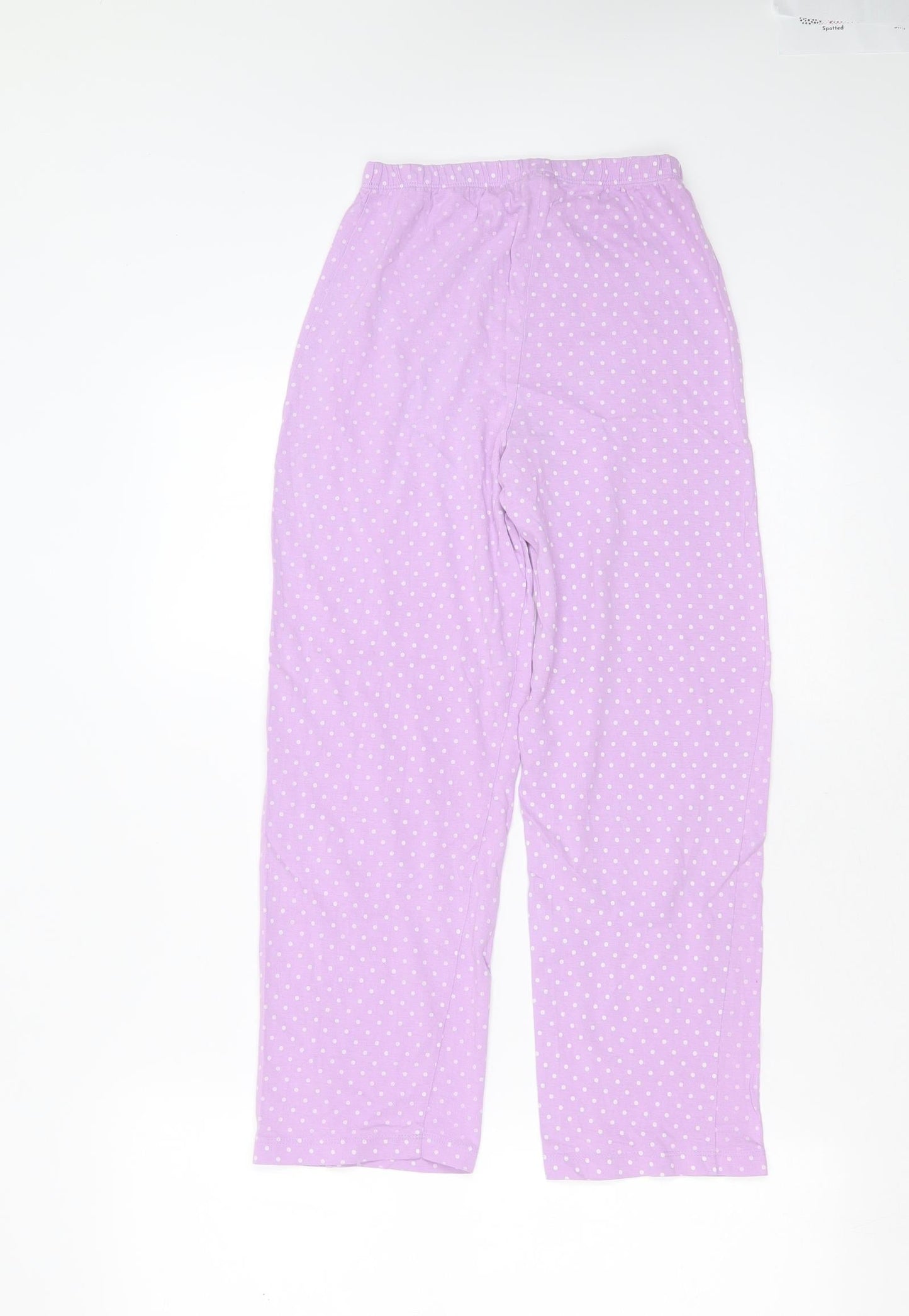 TU Girls Purple Spotted Cotton  Pyjama Pants Size 9-10 Years