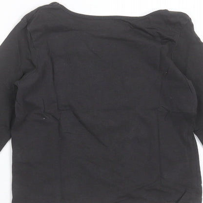 INEXTENSO Girls Grey  Cotton Basic T-Shirt Size 8 Years Round Neck  - heart