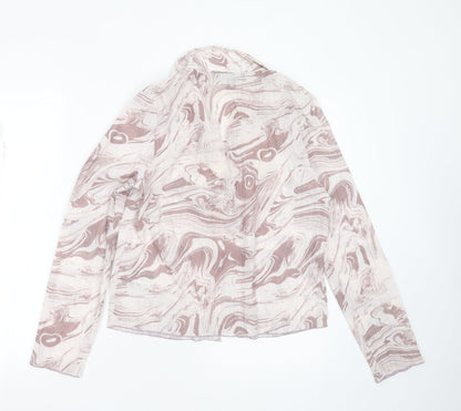 Primark Womens Purple  Polyester Basic Blouse Size 10 Collared