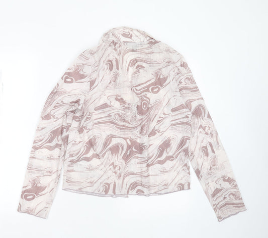 Primark Womens Purple  Polyester Basic Blouse Size 10 Collared