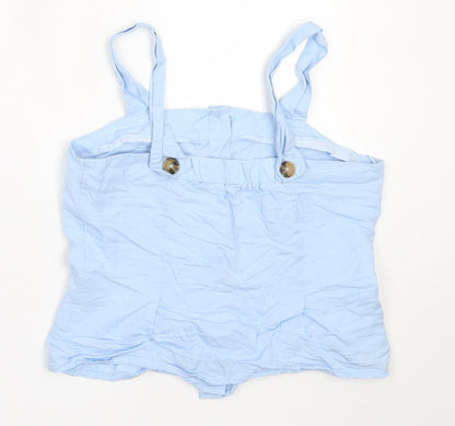 Womens UK Size 10 Monsoon Blue Basic Blouse