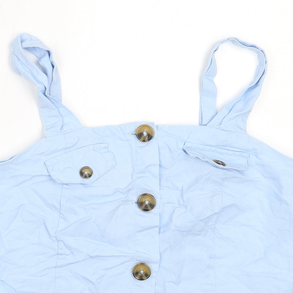 Womens UK Size 10 Monsoon Blue Basic Blouse
