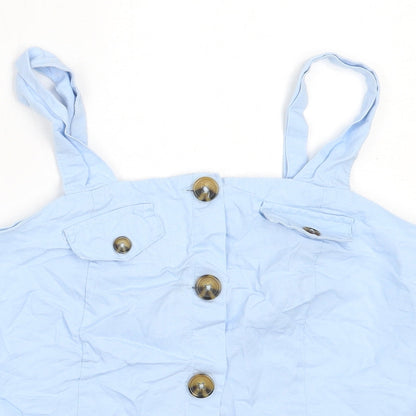 Womens UK Size 10 Monsoon Blue Basic Blouse