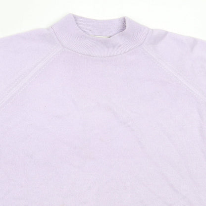 George Womens Purple High Neck  Acrylic Pullover Jumper Size 18