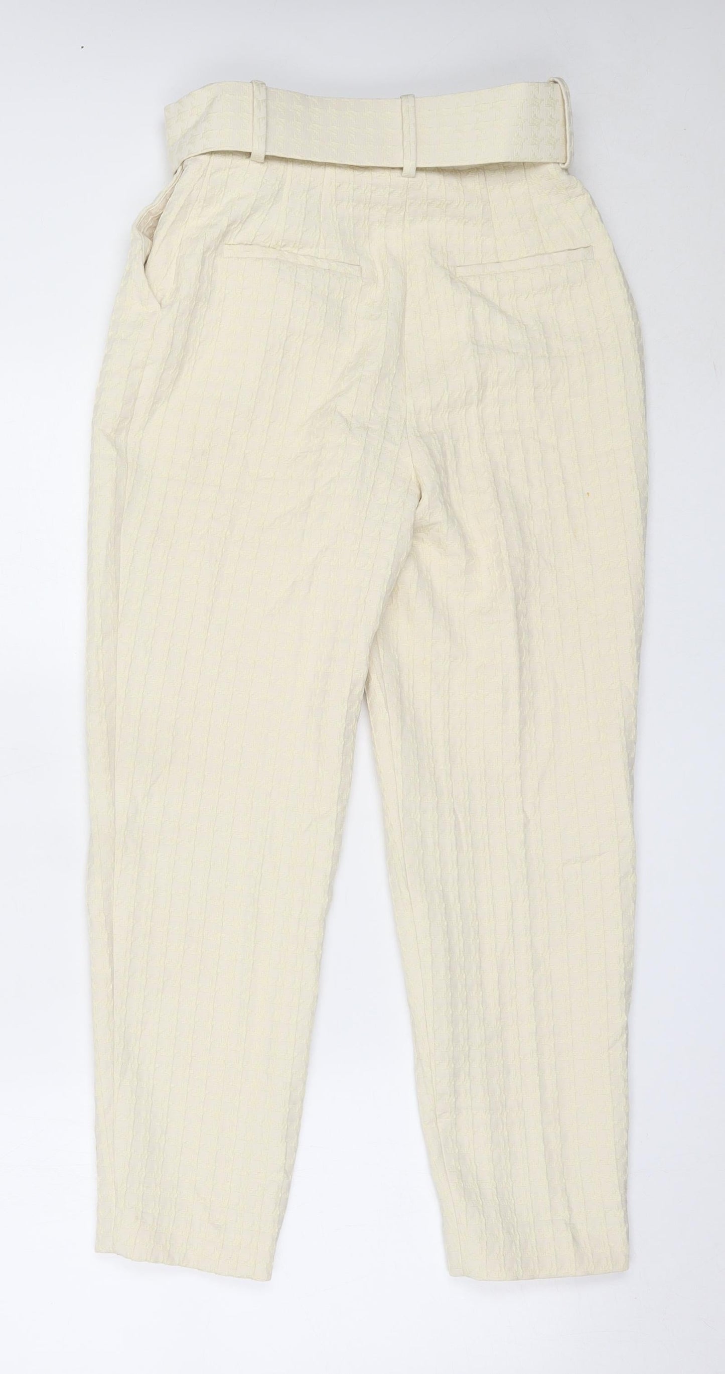 Womens UK Size 28 in Preworn Regular Fit Capri Ivory Trousers