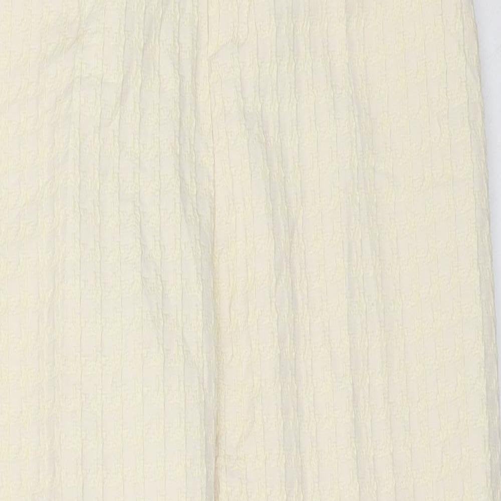 Womens UK Size 28 in Preworn Regular Fit Capri Ivory Trousers