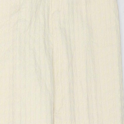 Womens UK Size 28 in Preworn Regular Fit Capri Ivory Trousers