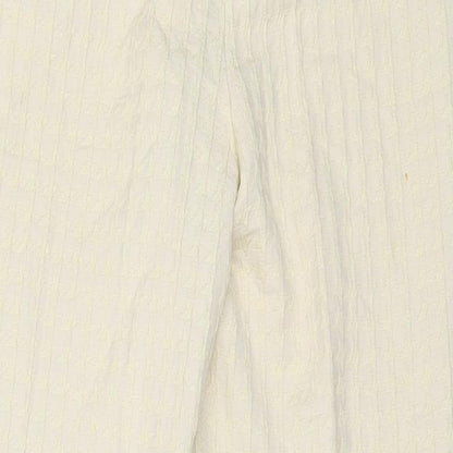 Womens UK Size 28 in Preworn Regular Fit Capri Ivory Trousers