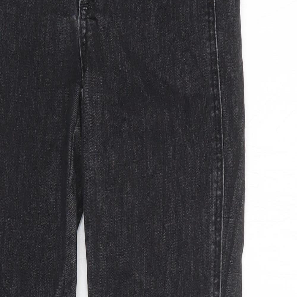 Gap Womens Black  Cotton Skinny Jeans Size 26 L29 in Regular Button